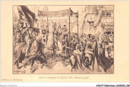 Delcampe - AJQP7-0702 - ILLUSTRATEUR - P-KAUFFMANN - ENTREE TRIOMPHALE DE CHARLES VII A ROUEN - Kauffmann, Paul