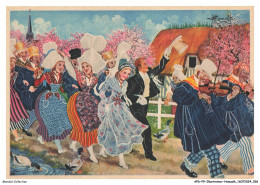 Delcampe - APDP9-0520-ILLUSTRATEUR-HOMUALK - Une Noce - Homualk