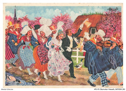 Delcampe - APDP9-0518-ILLUSTRATEUR-HOMUALK - Une Noce - Homualk