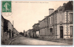 Delcampe - 17 SAINT AIGULIN - Rue Des Postes - Sonstige & Ohne Zuordnung