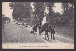 Delcampe - Postcard, National Costume, France, Procession Of Forgiveness, Saint-Léger - People