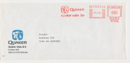 Delcampe - Meter Cover Netherlands 1981 Quaker - George Fox - Oats - Rotterdam - Sonstige & Ohne Zuordnung
