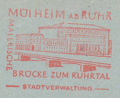 Delcampe - Meter Cut Germany 1969 Bridge - Mulheim - Brücken