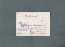 Delcampe - TB 5456 - 1942 - L - DAUZATS, Prisonnier De Guerre Stalag VI J, KREFELD - FICHTENHAIN X Camp Grand LASGRAISSES ( Tarn ) - WW II