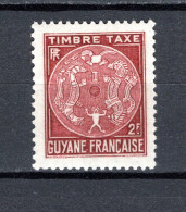 Delcampe - GUYANE  TAXE   N° 26   NEUF SANS CHARNIERE  COTE 0.60€   MEDAILLON - Nuovi
