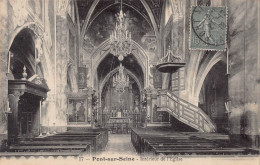 Delcampe - Carte Postale [10] Pont-sur-Seine  Intérieur De L'église    Très Beau Plan - Altri & Non Classificati
