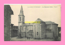 Delcampe - CPA LE MALZIEU VILLE  L église - Sonstige & Ohne Zuordnung
