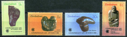 Delcampe - Zimbabwe - 1988 - Art Local Sculptures - Neufs - Zimbabwe (1980-...)