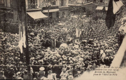 Delcampe - 01  Cpa  BOURG , 76 , Retour Du 23è Rég. D'Infanterie , Arrivée Place De L'Hotel De Ville  (L83-34574) - Sonstige & Ohne Zuordnung