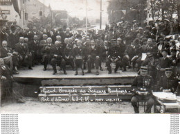 Delcampe - 88Fo  70 Port Sur Saone Carte Photo Congrés Des Sapeurs Pompiers En 1935 Photo Larcher - Sonstige & Ohne Zuordnung