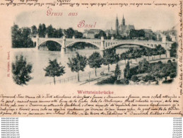 Delcampe - 712Ma   Suisse Basel Wettsteinbrücke - Basilea