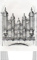 Delcampe - 99Mq  Litho Lithographie De J. Ph 40 Saint Sever L'orgue - Saint Sever