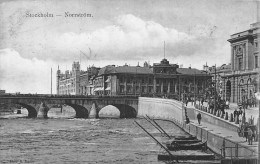 Delcampe - B269 Sweden Stockholm Norrstroem Bridge Vintage Postcard - Sweden