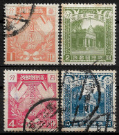 Delcampe - CHINA MANCHUKUO - 1933 The First Anniversary Of The Republic SET USED (NP#186-P06-L7) - 1932-45 Manchuria (Manchukuo)