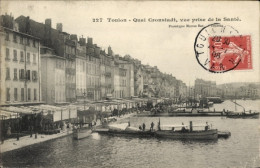 Delcampe - CPA Toulon Var, Quai Cornstadt, Vue Prise De La Sante - Altri & Non Classificati