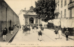 Delcampe - CPA Toulon Var, L'Arsenal, La Sortie - Altri & Non Classificati