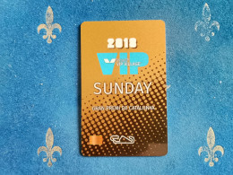 Delcampe - 2018 GP Catalunya Vip Sunday Moto GP Pass Without Use Card Carte Carta Karte Tarjeta - Other & Unclassified
