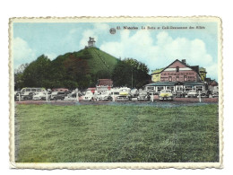 Delcampe - JM30.10.25 / CPSM /  WATERLOO / LA BUTTE ET LE CAFE DES ALLIES - Waterloo