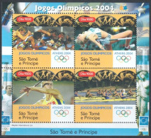 Delcampe - F-EX24787 SAO TOME E PRINCIPE MNH 2004 OLYMPIC GAMES ATHENES GREECE. - Summer 2004: Athens