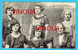 Delcampe - Rare CPA Fête Des Fleurs De PONTRIEUX La Reine Et Ses Demoiselles D'Honneur - 22 Côtes D'Armor 1927 - Pontrieux