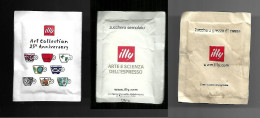 Delcampe - 3 Bustine Zucchero Italia - Illy And Lee Coffee   ( Vuote ) - Sugars