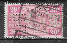 Delcampe - TR146  Armes Du Royaume - Bonne Valeur - Perfo - Perfins - Oblit. - LOOK!!!! - 1909-34