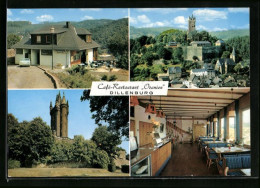 Delcampe - AK Dillenburg, Café-Restaurant Oranien, Schloss, Gesamtansicht - Dillenburg