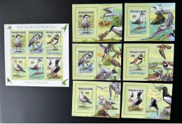 Delcampe - Burundi 2015 / 2016 Mi. U-Z 3577 + Bl. ND IMPERF Oiseaux Migrateurs Birds Vogel Mouettes - Unused Stamps