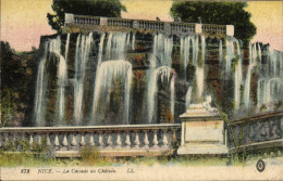 Delcampe - CPA Nice La Cascade Du Chateau - Parks