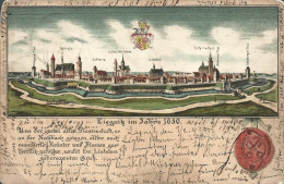 Delcampe - POLAND - Liegnitz Im Jahre 1650 Lignica Postcard Ed.Frolich 1904 - Poland