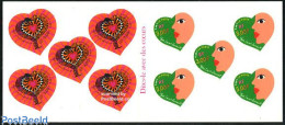 Delcampe - France 2000 Valentine Booklet, Mint NH, Various - Stamp Booklets - Greetings & Wishing Stamps - St. Valentine's Day - Ungebraucht