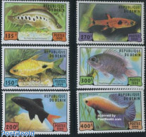 Delcampe - Benin 1999 Aquarium Fish 6v, Mint NH, Nature - Fish - Bénin – Dahomey (1960-...)