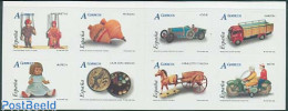 Delcampe - Spain 2006 Toys 8v S-a In Foil Booklet, Mint NH, Transport - Various - Stamp Booklets - Automobiles - Motorcycles - To.. - Nuovi