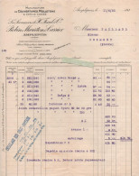 Delcampe - ROBIN MARIETON & CARRIER à AMPLEPUIS (RHÔNE) Pub Sur Facture Du 11/04/1933 COUVERTURE MOLLETONS & MOLLETONS - Kleidung & Textil