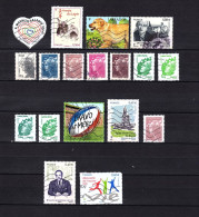 Delcampe - LOT DE 18 TIMBRES DE 2011 OBLITERES - Gebraucht