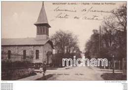 Delcampe - CPA 95 BEAUCHAMP EGLISE AVENUE  DE PIERRELAYE    TB ETAT - Beauchamp