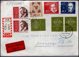 Delcampe - Cover To Hamburg - Eingeschrieben - Durch Eilboten/Expres - Brieven En Documenten