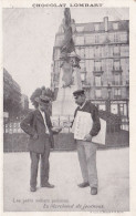 Delcampe - PARIS - Les Petits Métiers Parisiens - Le Marchand De Journaux - Chocolat Lombart - Artisanry In Paris