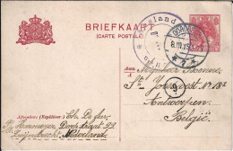 Delcampe - Carte Postale Néerlandaise, Envoyée Pendant La Première Guerre Mondiale, 7/03/1915 - Other & Unclassified