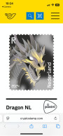 Delcampe - Nederland 2024 Crypto Stamp Draak, Dragon, Drache Zwart, Black, Schwarz, Postfris, MNH, Unclaimed - Nuovi