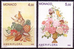 Delcampe - Monaco Mi.Nr. 2074-75 Gartenbauausstellung AMERIFLORA  (2 Werte) - Andere & Zonder Classificatie
