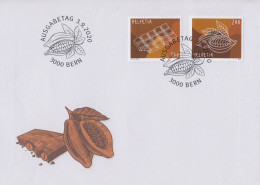 Delcampe - Schweiz Mi.Nr. 2676-2677 Schokolade - FDC