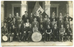 Delcampe - CPA 9 X 14 Isère  TULLINS  Conscrits De La Classe 1926 Avec La Liste Des Noms - Tullins