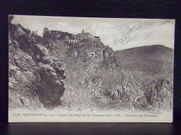 Delcampe - 06418 . GOURDON . LIGNE DU SUD DE LA FRANCE . CHEMIN DU PARADIS . N° 1113 - Gourdon