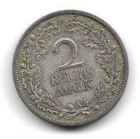 Delcampe - Germany 2 Reichsmark 1926 A - 2 Reichsmark