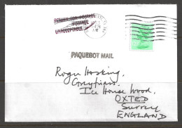 Delcampe - 1983 Paquebot Cover, British Stamp Used In Corpus Christi, Texas - Brieven En Documenten