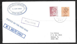 Delcampe - 1983 Paquebot Cover, British Machin Stamps Mailed In Rendsburg, Germany - Brieven En Documenten
