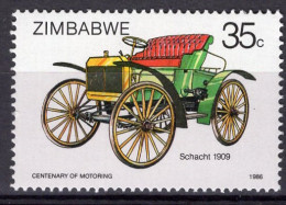 Delcampe - Zimbabwe 1986 35 Cents Automobile Schacht, Mint Never Hinged - Zimbabwe (1980-...)