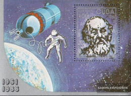 Delcampe - Cuba Block94 (complete Issue) Unmounted Mint / Never Hinged 1986 Day The Cosmonautics - Unused Stamps