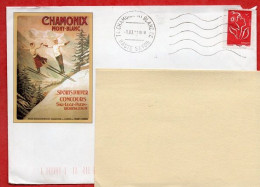 Delcampe - CHAMONIX // Enveloppe Ayant Voyagée - Andere & Zonder Classificatie